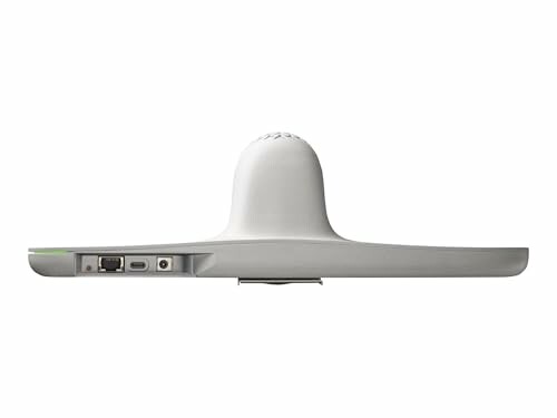 Ceiling-mounted wireless access point with ports view