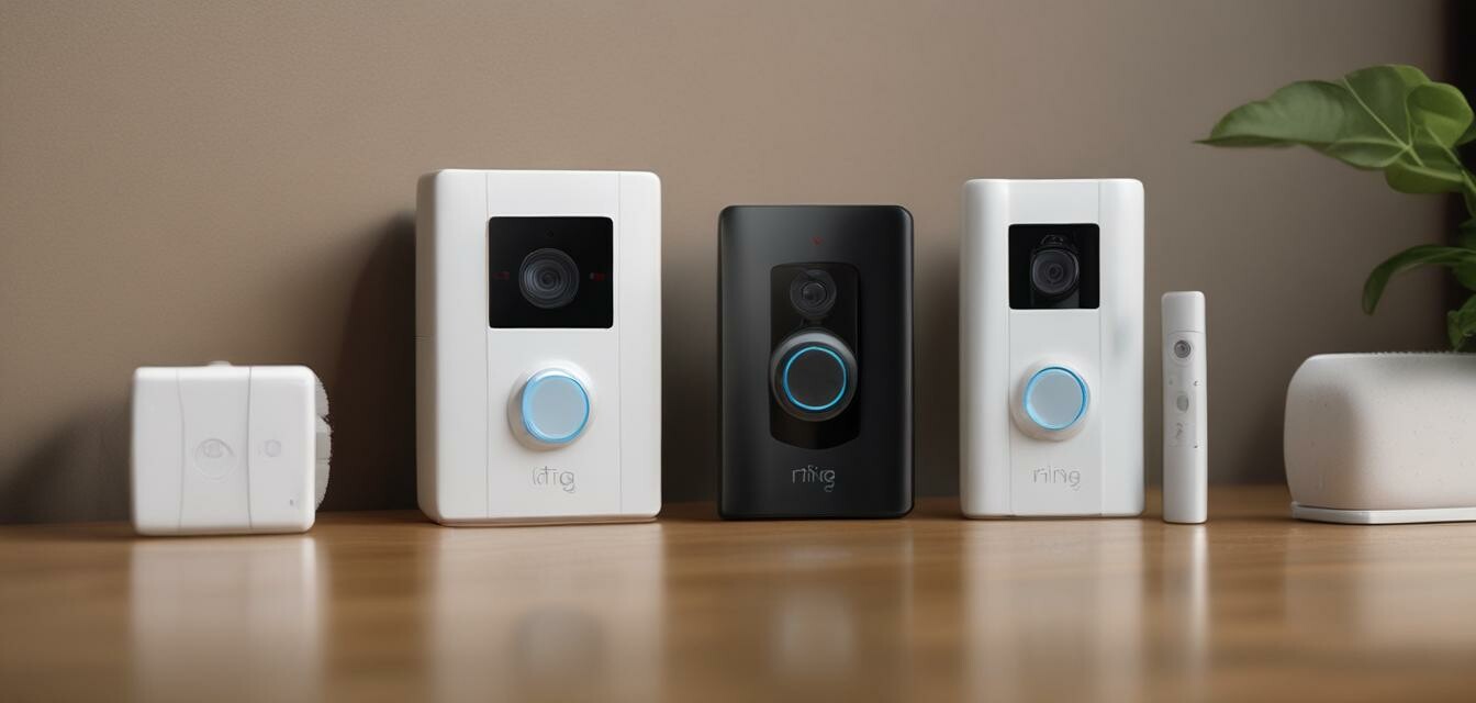 Ring smart home security devices