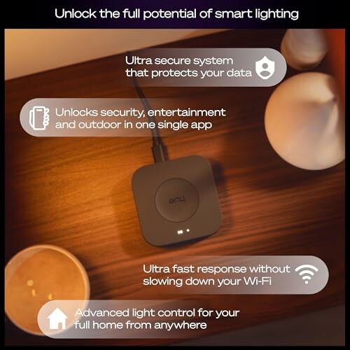 Smart lighting system with security and fast Wi-Fi response