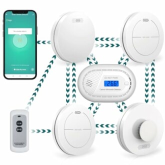 Safeliveo Wireless Interlinked Wifi Smoke Alarm